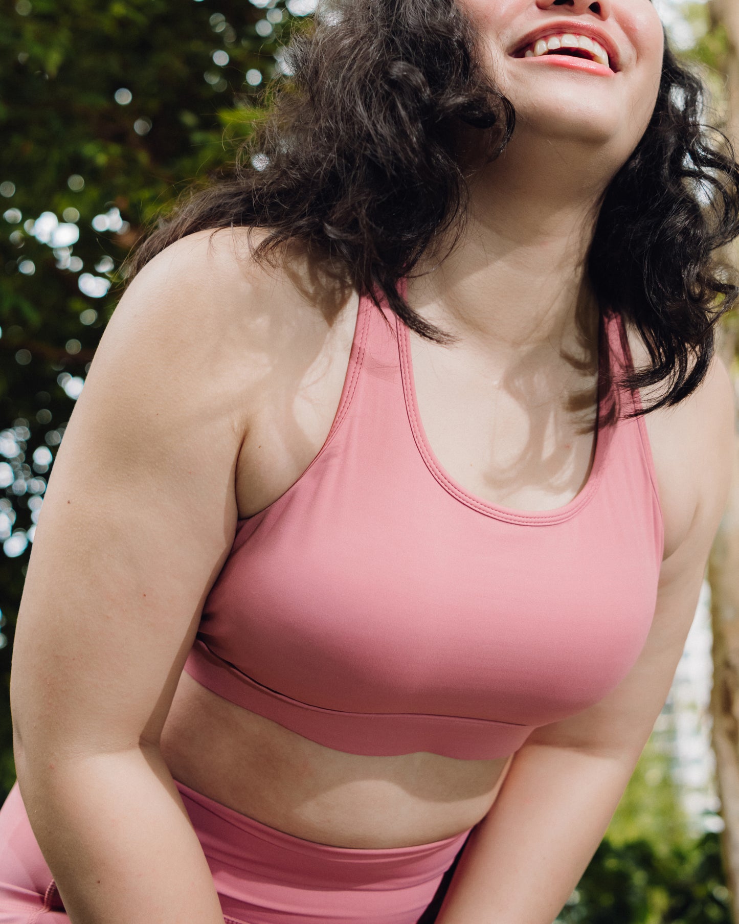 The Racerback Bra - Lychee