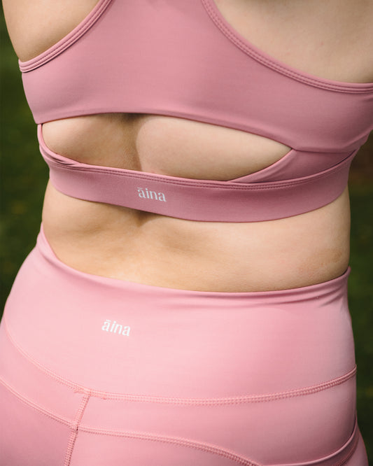 The Racerback Bra - Lychee