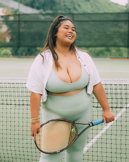 The Cut-out Bra - Pandan