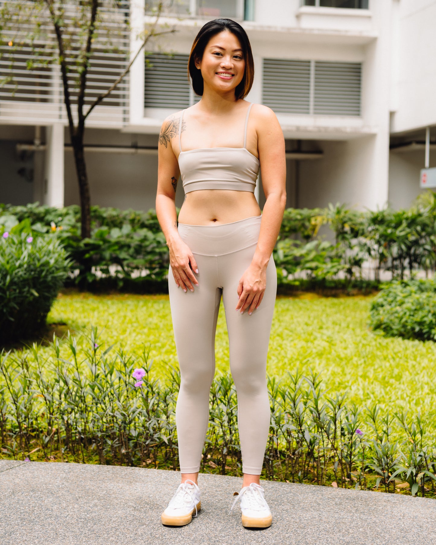 The Signature Leggings - Oat
