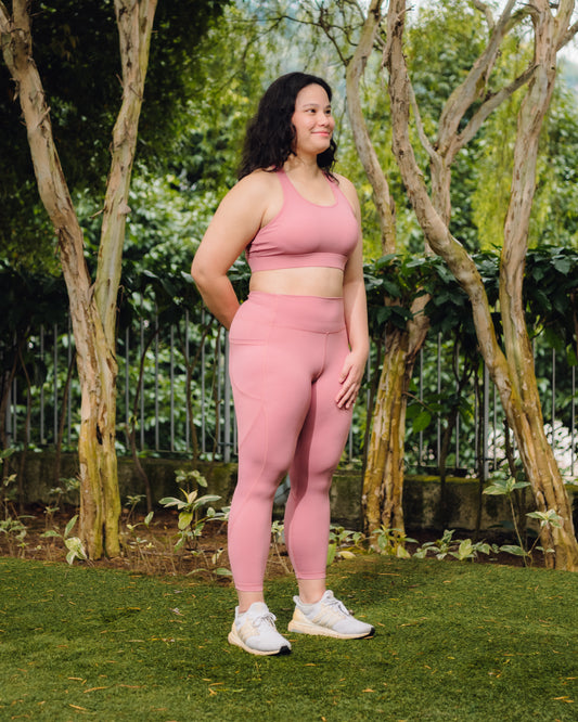 The Pocketed Leggings - Lychee